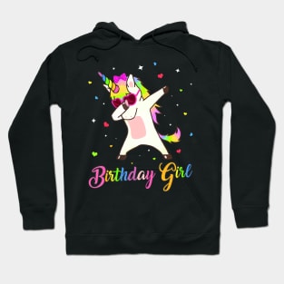 Unicorn Birthday Girl Dabbing Unicorn Birthday Princess Dab Hoodie